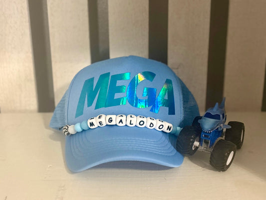 "MEGA" with Hat Chain